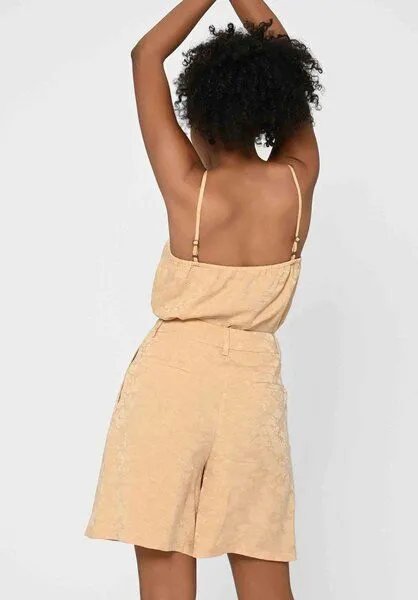 Lovjoi Lovjoi Shorts CABANAA aus TENCEL Lyocell, Brown sugar (beige), – Produktbild 3 von 4