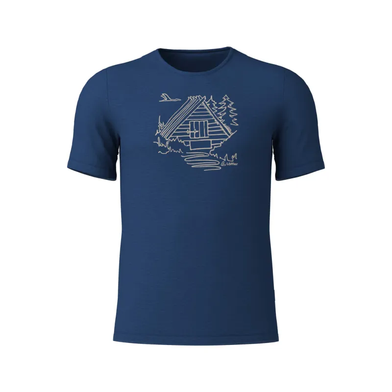 Löffler T-Shirt Löffler Cottage-Tencel(Tm), Bleu, – Produktbild 1 von 1