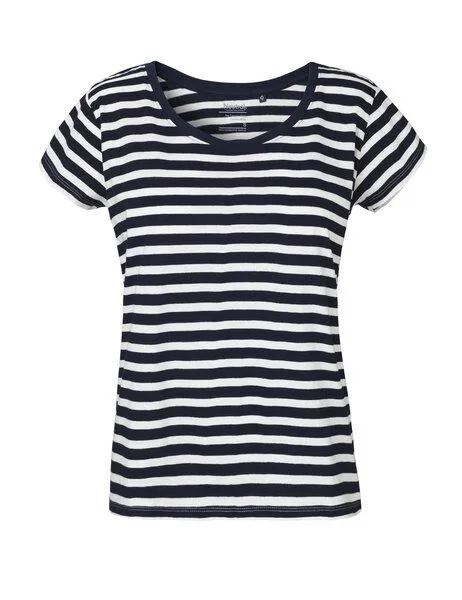 Neutral® - 3FREUNDE Neutral® - 3FREUNDE Frauen T-Shirt Loose Fit, Stripe, – Produktbild 1 von 4