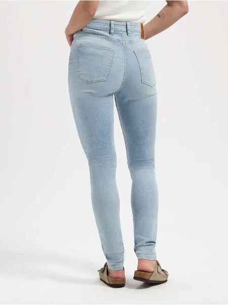 Kuyichi KUYICHI Damen Skinny Jeans Carey High Rise Skinny, Sky blue, – Produktbild 6 von 6
