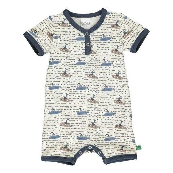 Fred's World by Green Cotton Fred's World by Green Cotton Spieler-Body Submarine, Green, – Produktbild 1 von 1