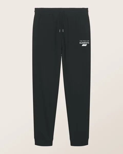 THE FACE OF ELEMENTS The Face of Elements Peak - Regular Fit Sweatpant aus 100% Bio-Baumwolle, Black (schwarz), – Produktbild 3 von 3
