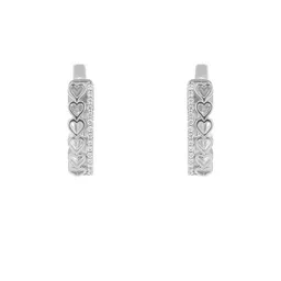 Eppi Eppi Runde Ohrringe mit Lab Grown Diamanten und Herzen Emmalyn – Produktbild 1 von 1