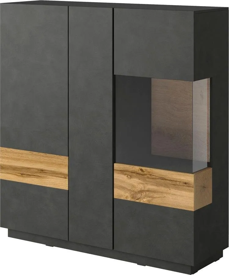OTTO home Sideboard SILKE, Breite 130 cm, Grau, – Produktbild 2 von 5