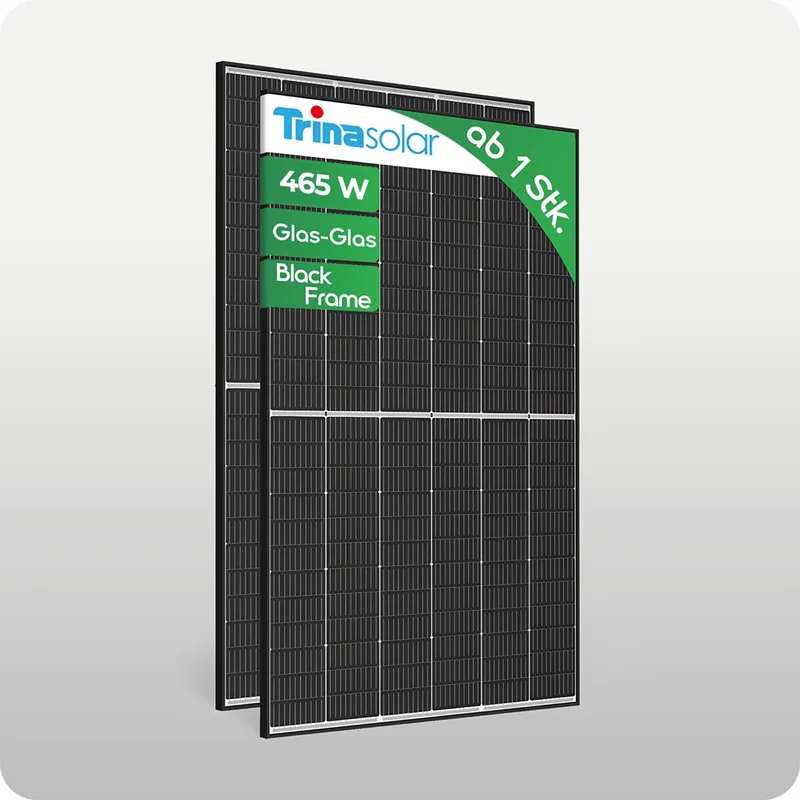 TRINA-SOLAR 465W Trina Vertex S+ Solarmodul Black Frame TSM-465-NEG9R.28 - Preis inkl. MwSt. gem. § 12 Abs. 3 UStG – Produktbild 1 von 3