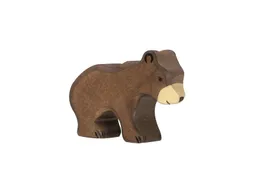 Holztiger Holztiger Holzfigur Braunbär, klein Maße 8,5 x 2,3 x 7 cm – Produktbild 1 von 1