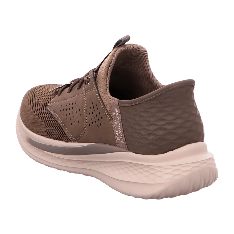 Skechers Skechers Slade Slipper Schuhe grün khaki Slip-Ins 210889 für Herren, beige, Größe 48 ½ EU, Beige, – Produktbild 3 von 7