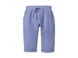 People Wear Organic People Wear Organic Musselin-Hose atlantik Gr. 74/80 – Produktbild 1 von 1