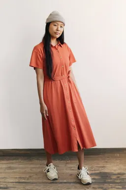 TWOTHIRDS TWOTHIRDS Damen vegan Kleid Drangey Orange – Produktbild 1 von 1