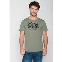 GreenBomb GREENBOMB Animal Stay Grounded Spice - Lässiges T-Shirt aus Bio-Baumwolle / hochwertiger Print / GOTS / Fair & Vegan – Produktbild 1 von 1
