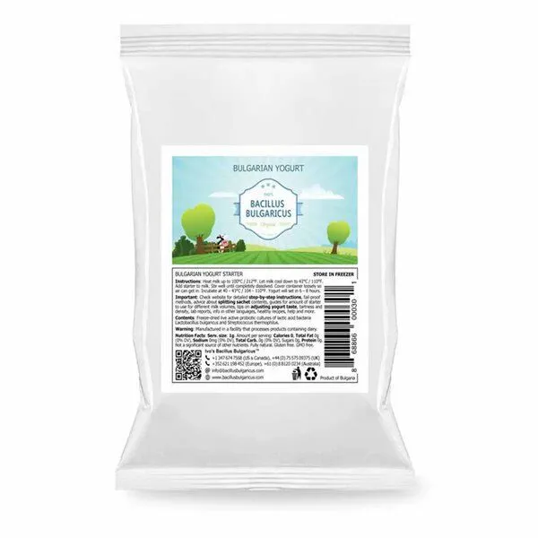 Bacillus Bulgaricus Bulgarische Joghurtkulturen - Naturjoghurt selber machen (3er Pack) – Produktbild 1 von 4