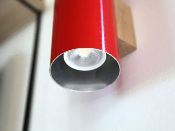 werkvoll werkvoll Doppel Wandleuchte FIRELIGHT, Silber, – Produktbild 3 von 4