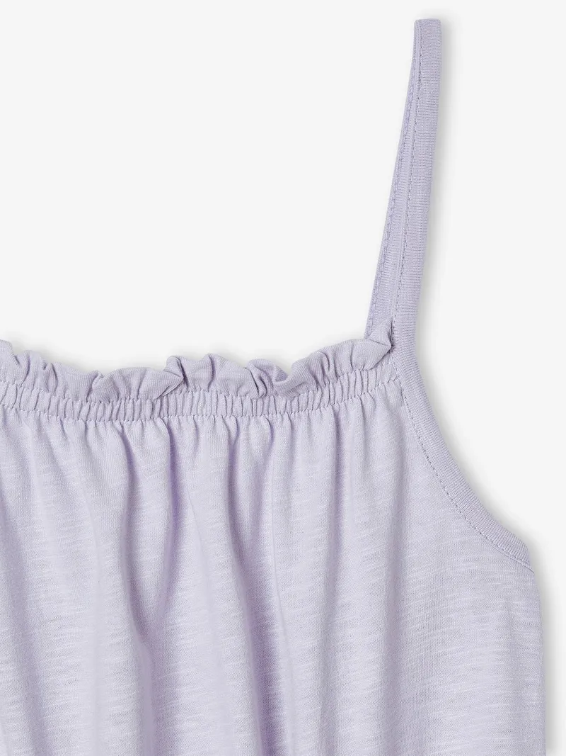 Vertbaudet Mädchen Trägerkleid mit Cut-out an den Seiten lavandel, Lavandel, – Produktbild 3 von 4