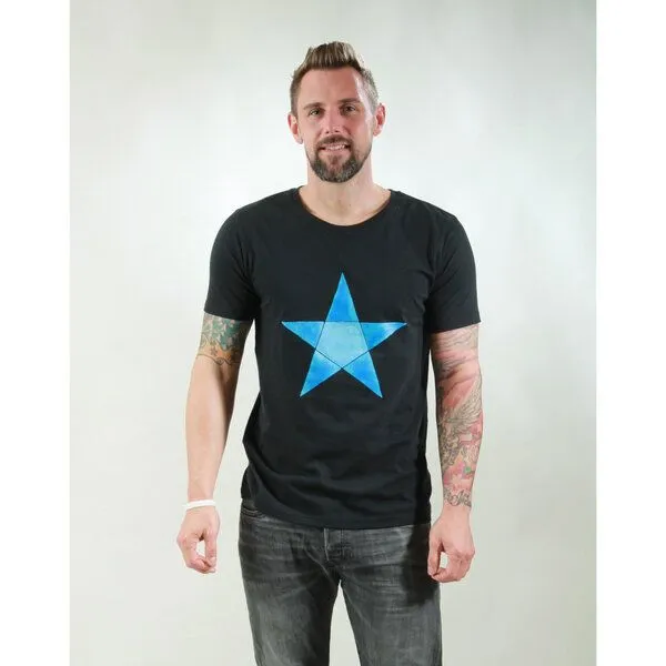 NATIVE SOULS NATIVE SOULS T-Shirt Herren - Origami Star, Black, – Produktbild 1 von 1