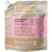 Benecos benecos Bio-Duschgel-Nachfüllbeutel mit Bio-Wildrose, 500 ml – Produktbild 1 von 1