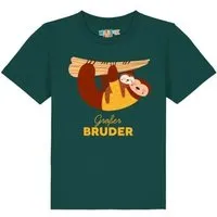 watabout kids watabout.kids T-Shirt Kinder Faultier Großer Bruder, Glazed green, – Produktbild 1 von 1