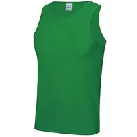 Just Cool Just Cool Muskelshirt Unterhemd Sportshirt Ärmellos Shirt Recyceltes Polyester Atmungsaktiv Vegan Stretch Neonfarben, Kelly green, – Produktbild 1 von 1
