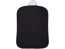 Wärmflasche 'UNNY' aus Recycling-PET Filz 0,8 l, schwarz – Produktbild 1 von 1