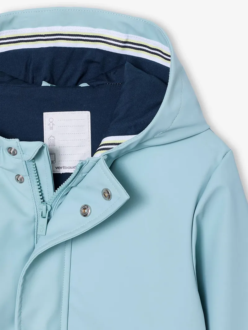 Vertbaudet Jungen Regenjacke mit Jersey-Futter, Aqua, – Produktbild 3 von 3