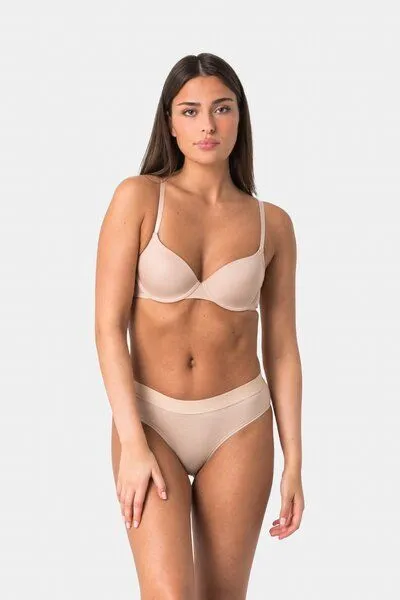 Elsie Elsie Unterhosen Damen 5er Pack Bikinislip aus Baumwolle mit Stretch, 2x schwarz 2x beige 1x rosa, – Produktbild 2 von 4