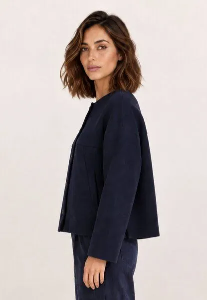 LANA Organic LANA Organic Wolljacke, Modell Brooke, Marine, – Produktbild 4 von 4