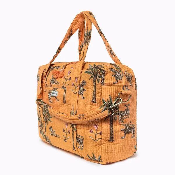 KIKOONI KIKOONI handgefertigte große Reisetasche TRAVELER BAG, Savanna stories sunset, – Produktbild 3 von 4