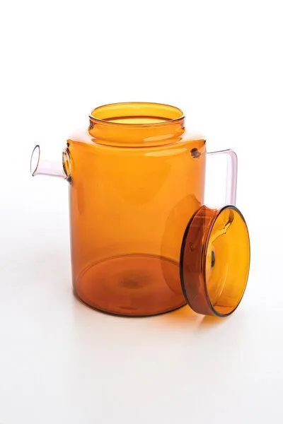 Tranquillo Tranquillo Teekanne RAIINBOW – Borosilikatglas, Orange, – Produktbild 4 von 6