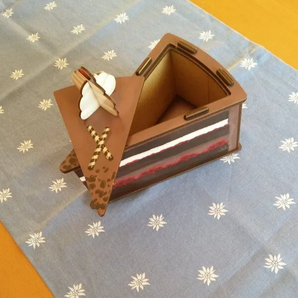 WERKHAUS WERKHAUS Torten-Geschenkbox Schokotorte – Produktbild 3 von 4