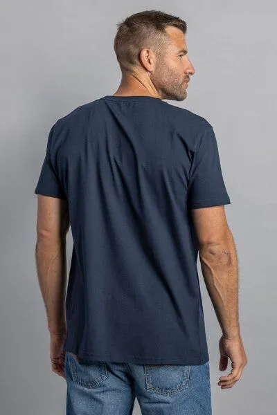 DIRTS dirts Premium Blank T-Shirt STANDARD, Navy, – Produktbild 4 von 4