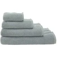 hessnatur hessnatur Frottier Handtuch Rippstruktur aus reiner Bio-Baumwolle, Salbei, – Produktbild 1 von 1