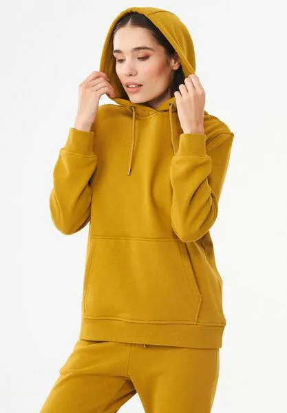 ORGANICATION ORGANICATION Kapuzenpullover aus Bio-Baumwolle, Tobacco, – Produktbild 4 von 4