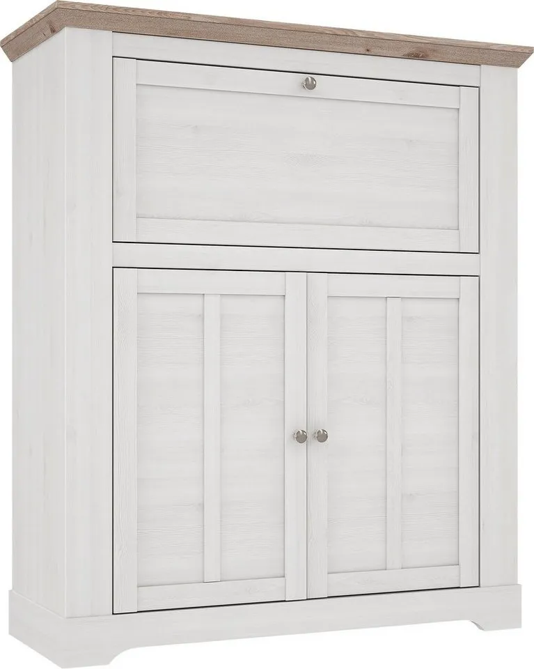 FORTE Barschrank Iloppa Breite ca. 115 cm, Weiß, – Produktbild 3 von 5