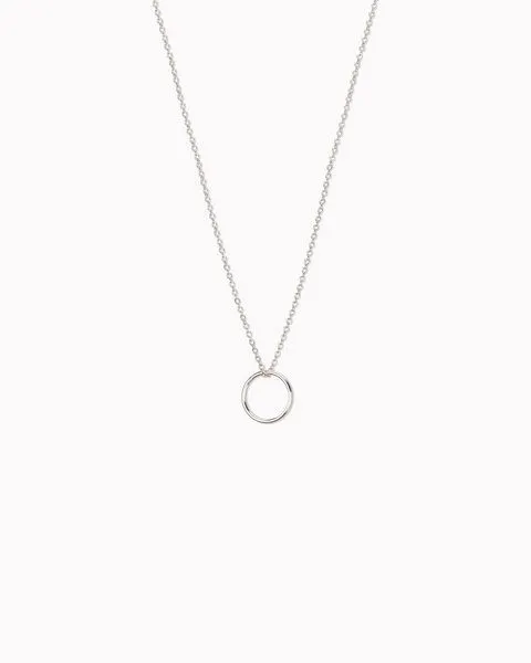 lille mus lille mus Kette 'Ring' 925 Silber, Silber, – Produktbild 2 von 3