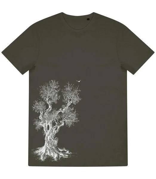 Life-Tree Life-Tree Ecovero Shirt für Herren "Olive Tree" Fern Green, Grün, – Produktbild 1 von 4