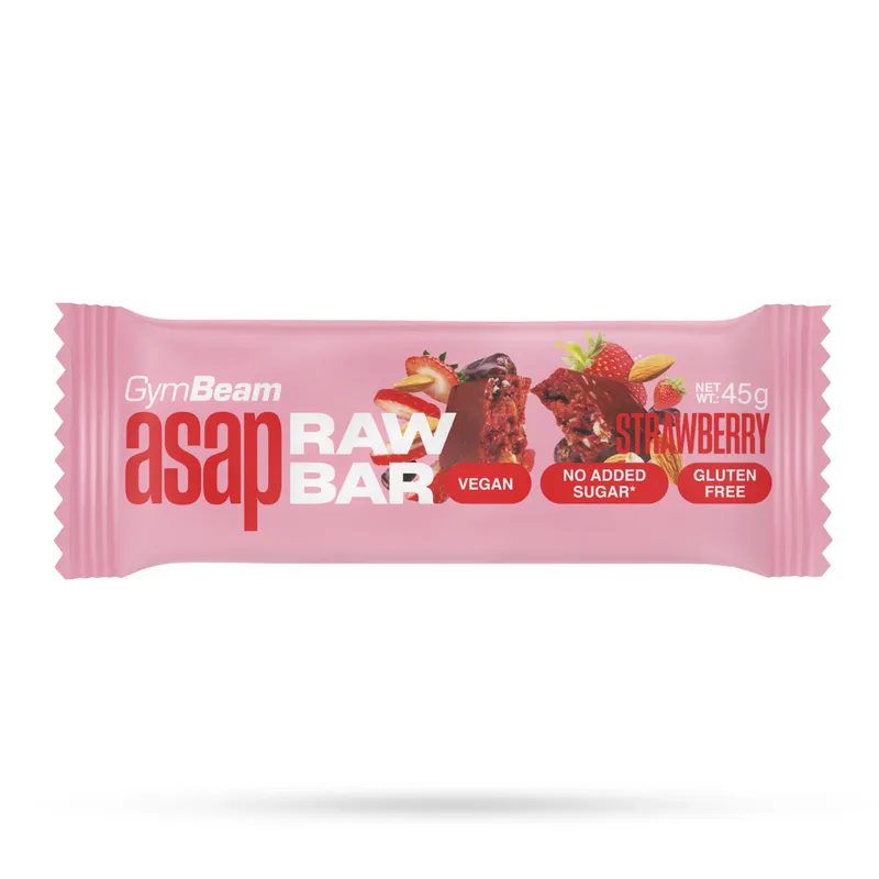 GymBeam ASAP GymBeam ASAP Raw Bar 45 g Erdbeere – Produktbild 1 von 1