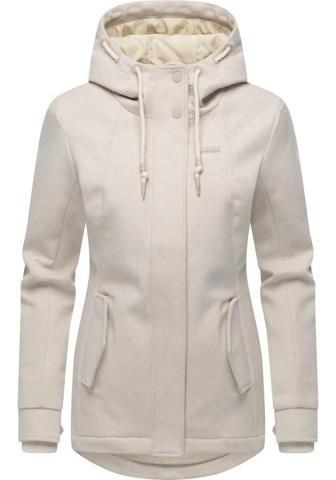 ragwear ragwear Winterjacke Monadde Felt YOUMODO Wasserfeste warme Jacke mit Kapuze, Braun, – Produktbild 2 von 5