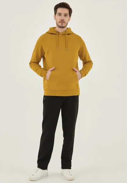 ORGANICATION ORGANICATION Hoodie aus Bio-Baumwolle, Tobacco, – Produktbild 2 von 4