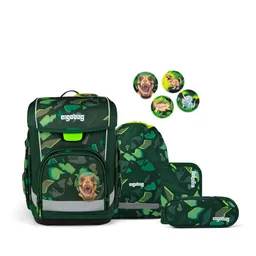 Ergobag Ergobag cubo light Schulranzen, 5-teiliges Set, DinosauriBär – Produktbild 1 von 1