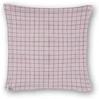 Hutch Putch Hutch&Putch Musselin Sofakissenbezug - Kissenbezug - Zierkissen - aus 100% Bio-Baumwolle - Handmade in Germany, Rosa karo, – Produktbild 1 von 1
