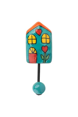 Tranquillo Wandhaken CUTE HOUSES - bunt – Produktbild 1 von 1