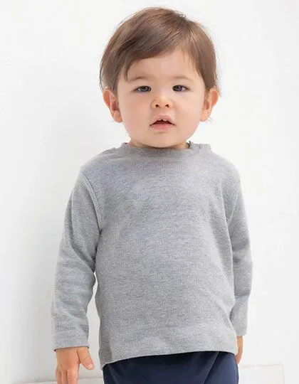 Babybugz Babybugz Baby Langarm Shirt 3 - 24 Monate 200 g/m², Dusty blue, – Produktbild 3 von 3