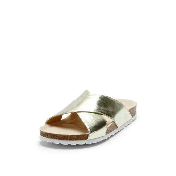 Grand Step Shoes Grand Step Shoes Lola Schlappen, vegan, Gold, – Produktbild 2 von 4