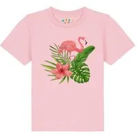 watabout kids watabout.kids T-Shirt Kinder Flamingo, Cotton pink, – Produktbild 1 von 1