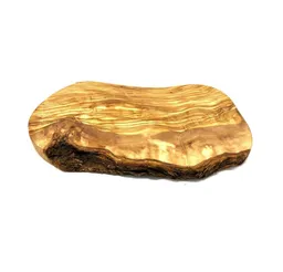 Olivenholz erleben Olivenholz erleben Schneidebrett Rustikal (L23-25 cm) aus Olivenholz – Produktbild 1 von 1