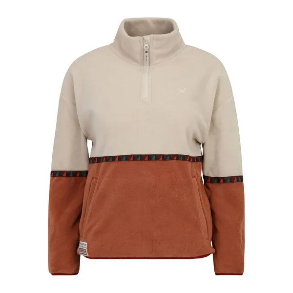 Iriedaily Iriedaily Holina Fleece Troyer, Cedar wood (braun), – Produktbild 1 von 3