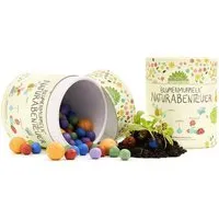 Die Stadtgärtner Die Stadtgärtner 100 bunte Blumenmurmeln "Mein Naturabenteuer" | handgerollte, farbenfrohe Samenbomben | Perfekt zum Kindergeburtstag | Geschenk für Kinder – Produktbild 1 von 1