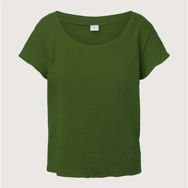 Frija Omina Frija Omina Musselin-Shirt Coube, Urte (grün), – Produktbild 1 von 3