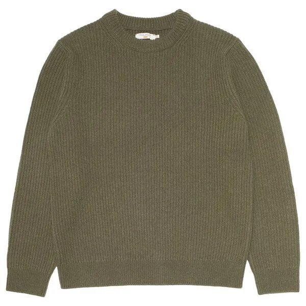 Nudie Jeans Nudie Jeans Woll-Strickpullover August, Olive, – Produktbild 1 von 1