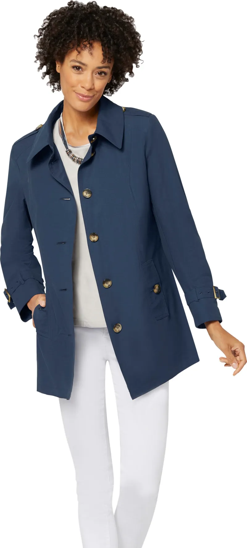 Witt Trenchcoat, Dunkelblau, – Produktbild 2 von 2