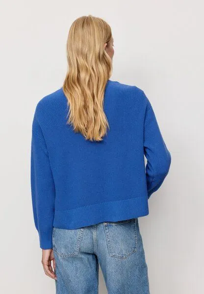 recolution Damen Strickcardigan aus Bio-Baumwolle - MORINGA - recolution, Electric blue (blau), – Produktbild 3 von 4